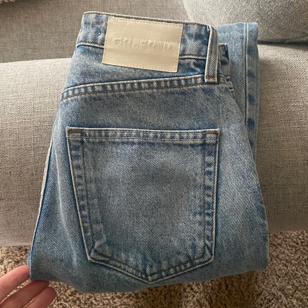 GRLFRND | NEW Karolina High Rise Straight Crop Jeans in Larchmont Size 23